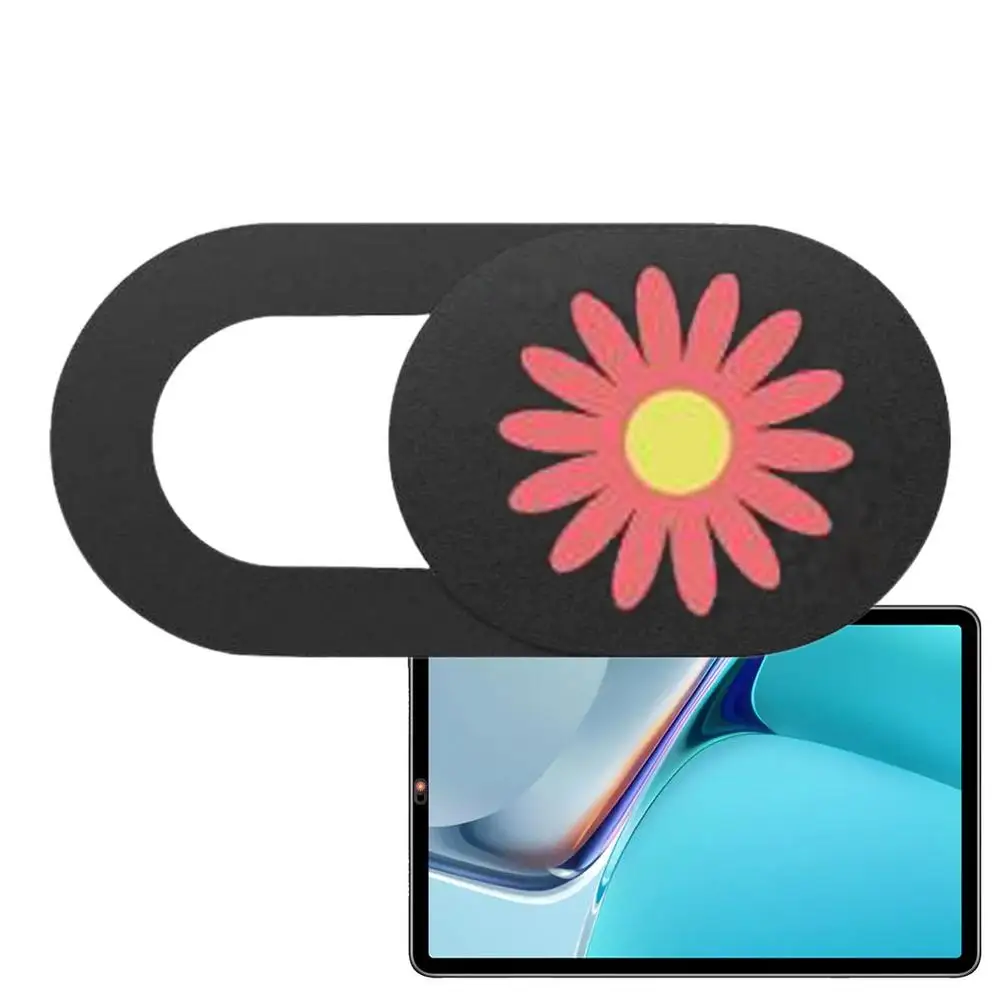 Cache Webcam Coulissant Pour Ordinateur Portable Et Smartphone | Protection Vie Privée, Motifs Fun (fleurs, Cœurs...)