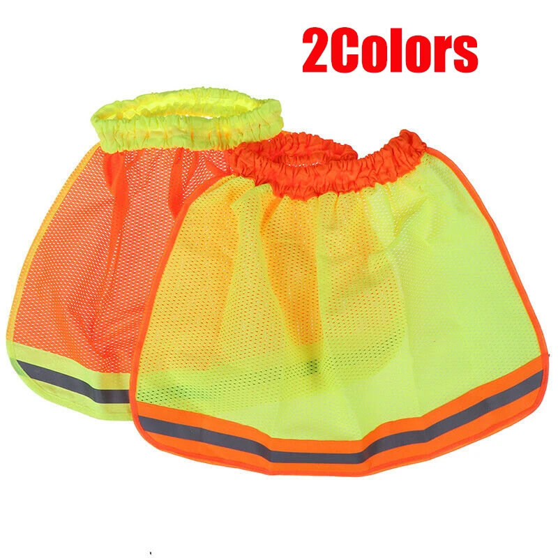 Sun Protection Reflective Stripe Neck Shield Safety Hard Hat Cap Sun Shade Workplace Safety Summer High Temperature Sunshade