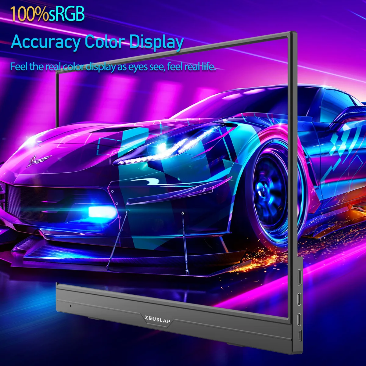 ZEUSLAP ޴  100%,  Ʈ ִ IPS ȭ ÷, ޴ PS4 ġ ƮϿ, sRGB UHD, 4K, 3840*2160, 15.6 ġ