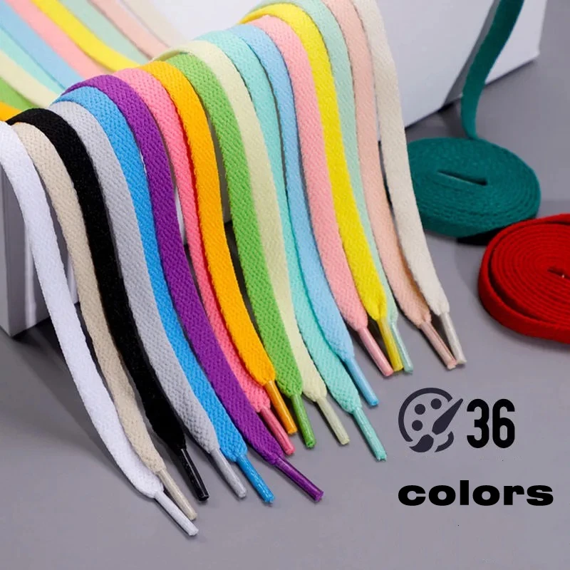 1 Paar klassische, flache Schnürsenkel für Sneaker, Canvas-Schuhe, Basketballschuhe, in Schwarz und Weiß, Schuhzubehör.