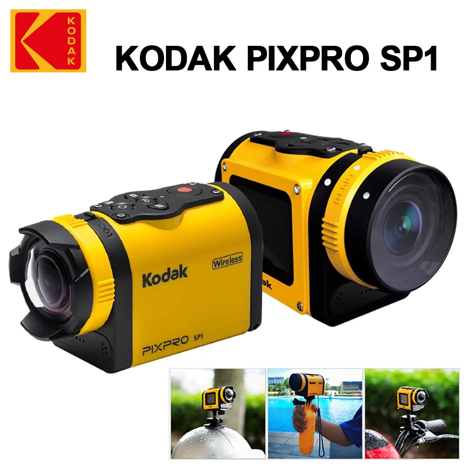 Original Kodak Submersible Camera PIXPRO SP1 1.5\"LCD WiFi Anti-shake WaterProof Full HD 1080p Video Digital Underwater Outdoor