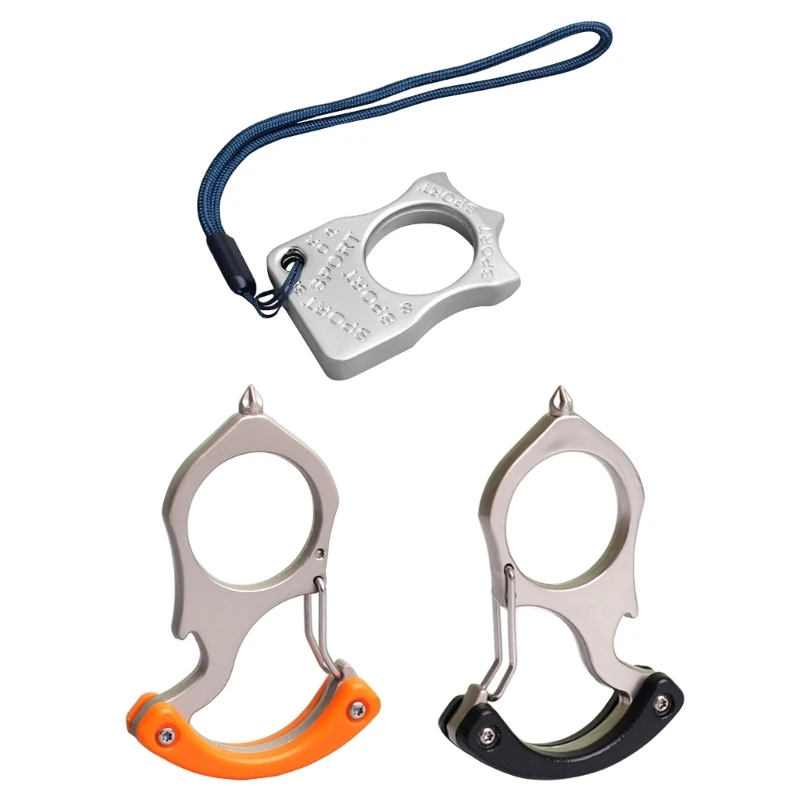 

Multifunctional Car Key Buckle Portable SelfProtection Hook Car Key Buckle Outdoor SelfProtection Hook Glass Drop Shipping
