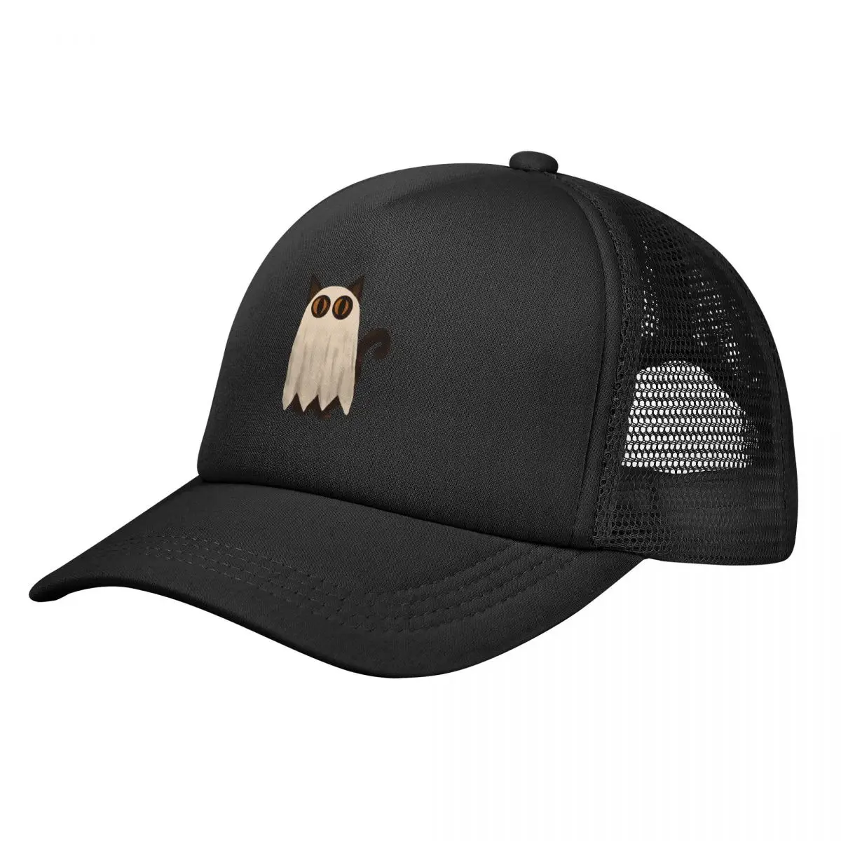 

Ghost cat Baseball Cap Golf Hat Man Visor Sunhat Women's Hats For The Sun Men's