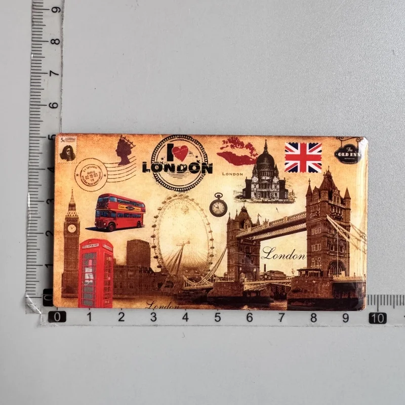England Magnetic Fridge Stickers British Fridge Magnets United Kingdom London Bus Big Ben Manchester Oxford Bear Collection Gift