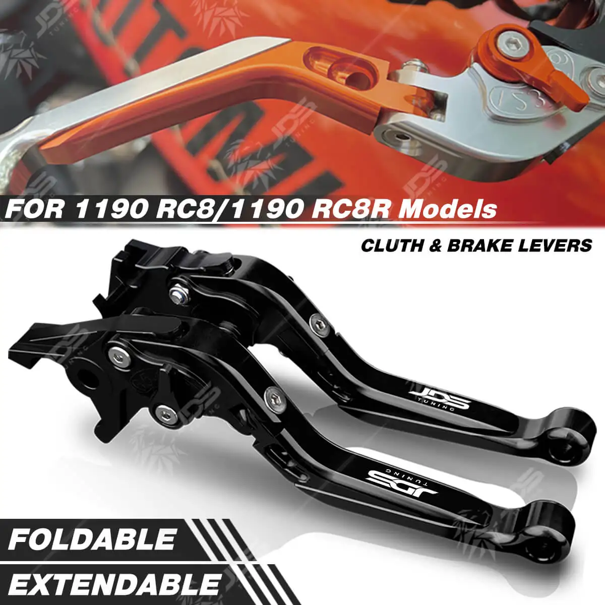 

Для KTM 1190RC8/1190RC8R/1190 RC8 2008-2016 рычаг сцепления тормозной рычаг набор Складной Удлиненный регулируемых ручек рычаги аксессуары для мотоциклов Запчасти