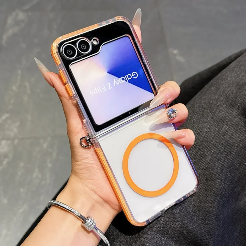 Magnetic Clear Shockproof Phone Case with Magsafe Compatibility