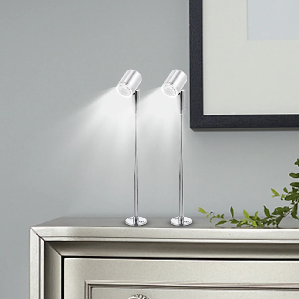 

Jewelry Showcase Lights Spotlight Cabinet Household Small LED Aluminum Standing Indoor Little Home Decor
