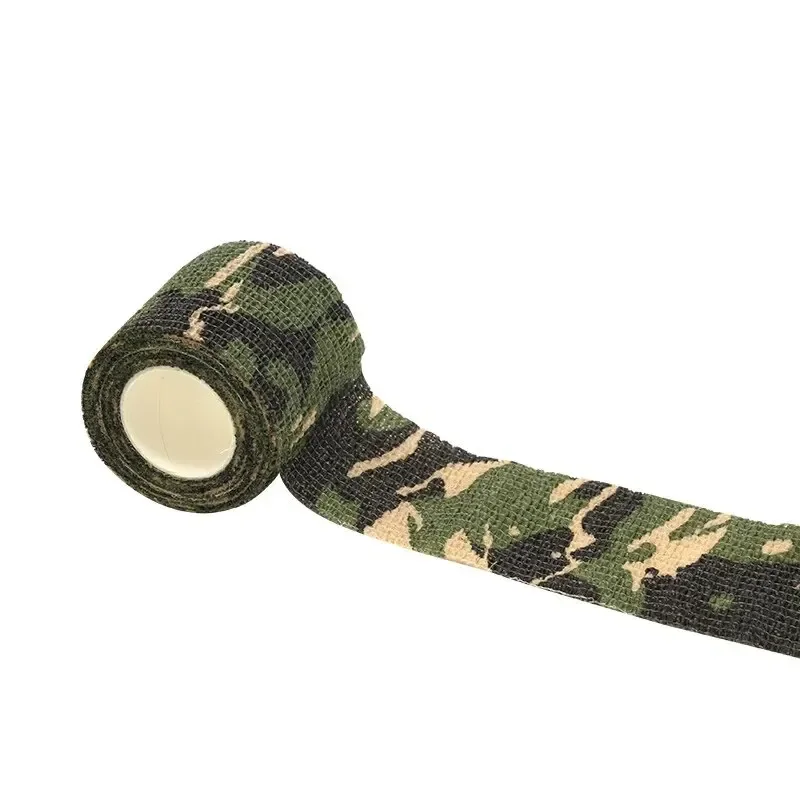 Telescopic Non-woven Fabric Outdoor Camouflage Tape Hunting Camouflage Tape Finger Protection High Elastic Movement