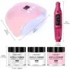Nail Kit for Beginners Full Acrylic Manicure Kit with Drill and UV Light Nail Extension DIY Complete Starter Kit 6