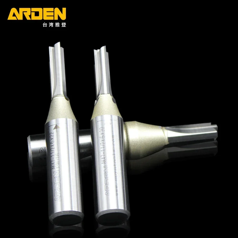 ARDEN TCT 3 플루트 스트레이트 다기능 커팅 라우터 비트 드릴링 트리밍 조각 목재 MDF 목공 밀링 커터