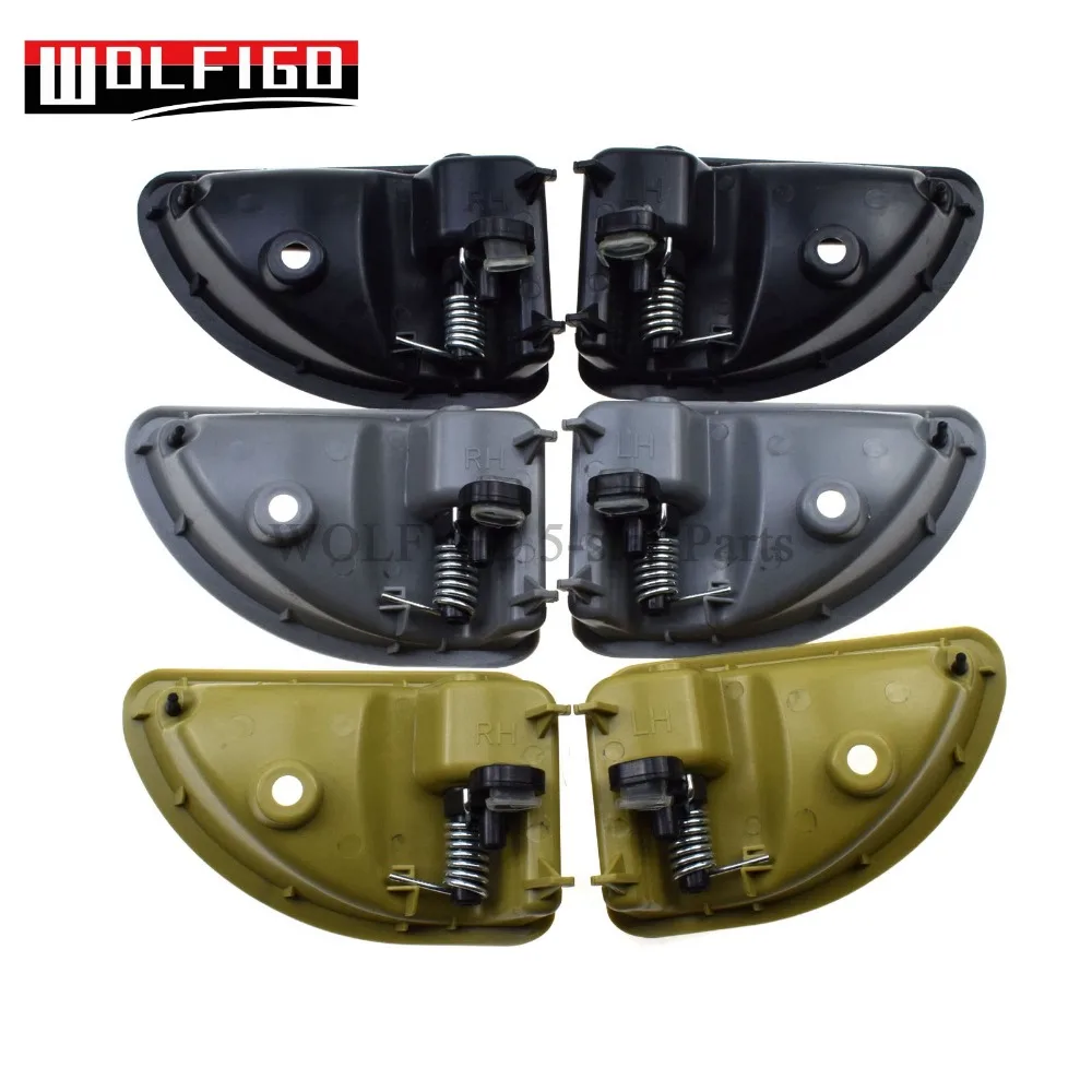 WOLFIGO 82002478 르노 캉구 97-07 트윙고 93-07 용 도어 핸들, 인테리어 왼쪽 및 오른쪽 8200259376,8200259377, 2 개