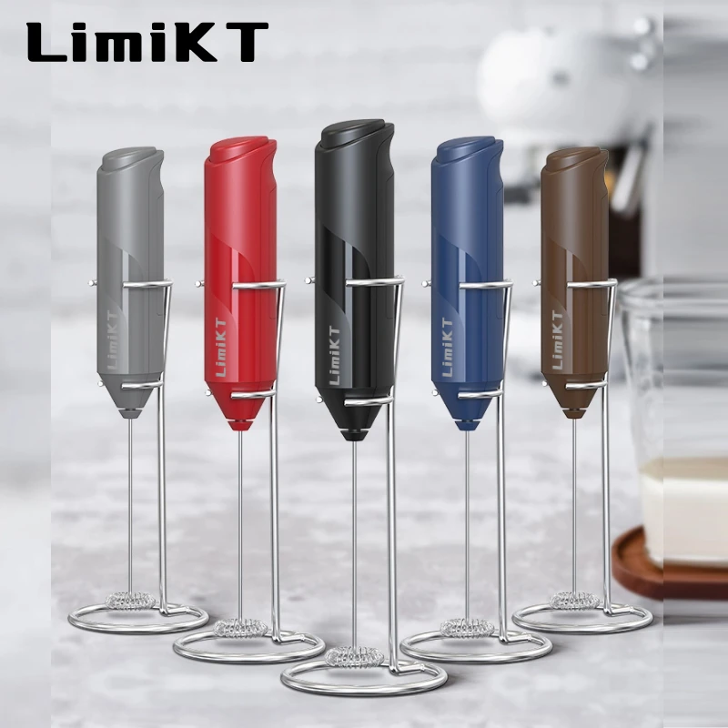 LimiKT Electric Milk Frother Coffee Cream Electric Milk Frother Stirrer Various Colors milk frother