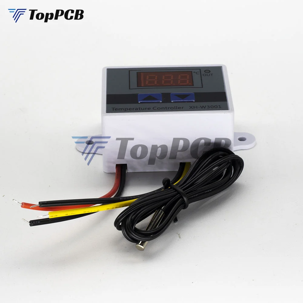 XH W3001 10A 12V 24V 110V 220V AC Digital LED Temperature Controller