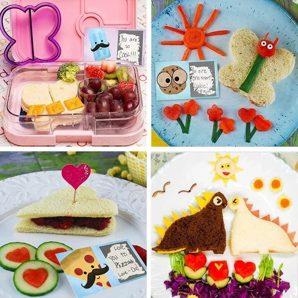 Kids Sandwich Cutter Bread Mold Lunch DIY Sandwich Cutter Mould Lunch Boxes Accessories Food Cutting Die Bread Biscuits Mold