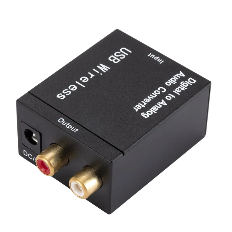 Bluetooth-Enabled Digital to Analog Audio Converter with Optical, Coaxial, and Toslink Inputs