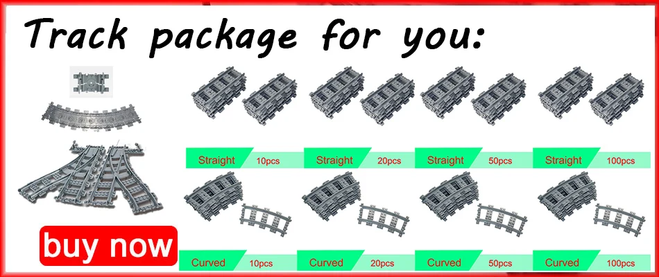 KAZI City Train Power Function High-tech Building Block