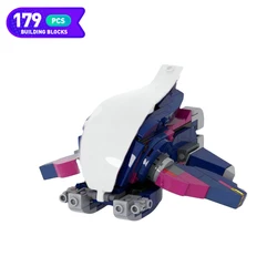 Véhicule de jeu Moc halo Banshee, série de guerre, Robot Mecha, bloc de construction, modèle d'assemblage, avion d'arme militaire, jouet pour enfants, cadeau 
