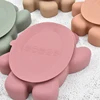 Children's Dishes Baby Silicone Sucker Bowl Baby Panda Face Dining Plate Toddle Training Tableware Kids Feeding Bowls 5