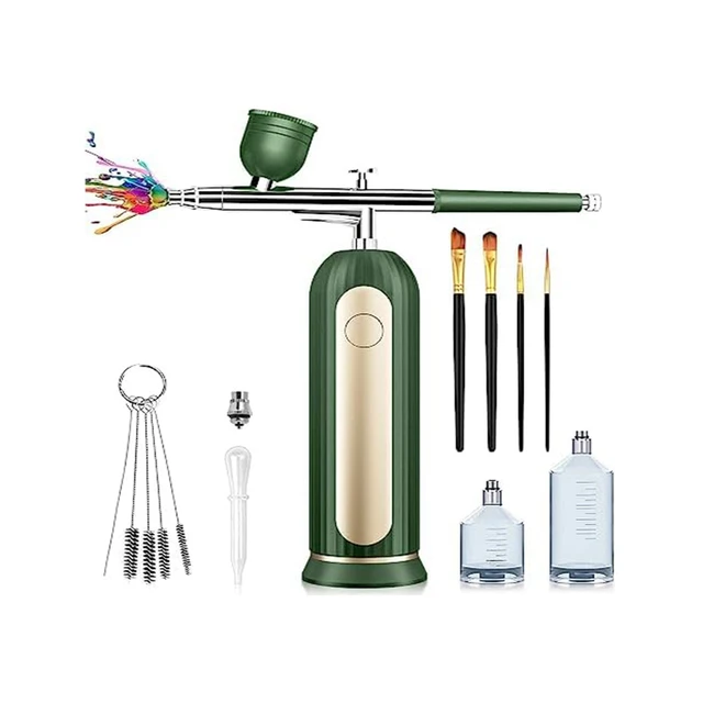 Cheap airbrush kits Silent Facial for Nail art professional cake decorating  model painting - AliExpress