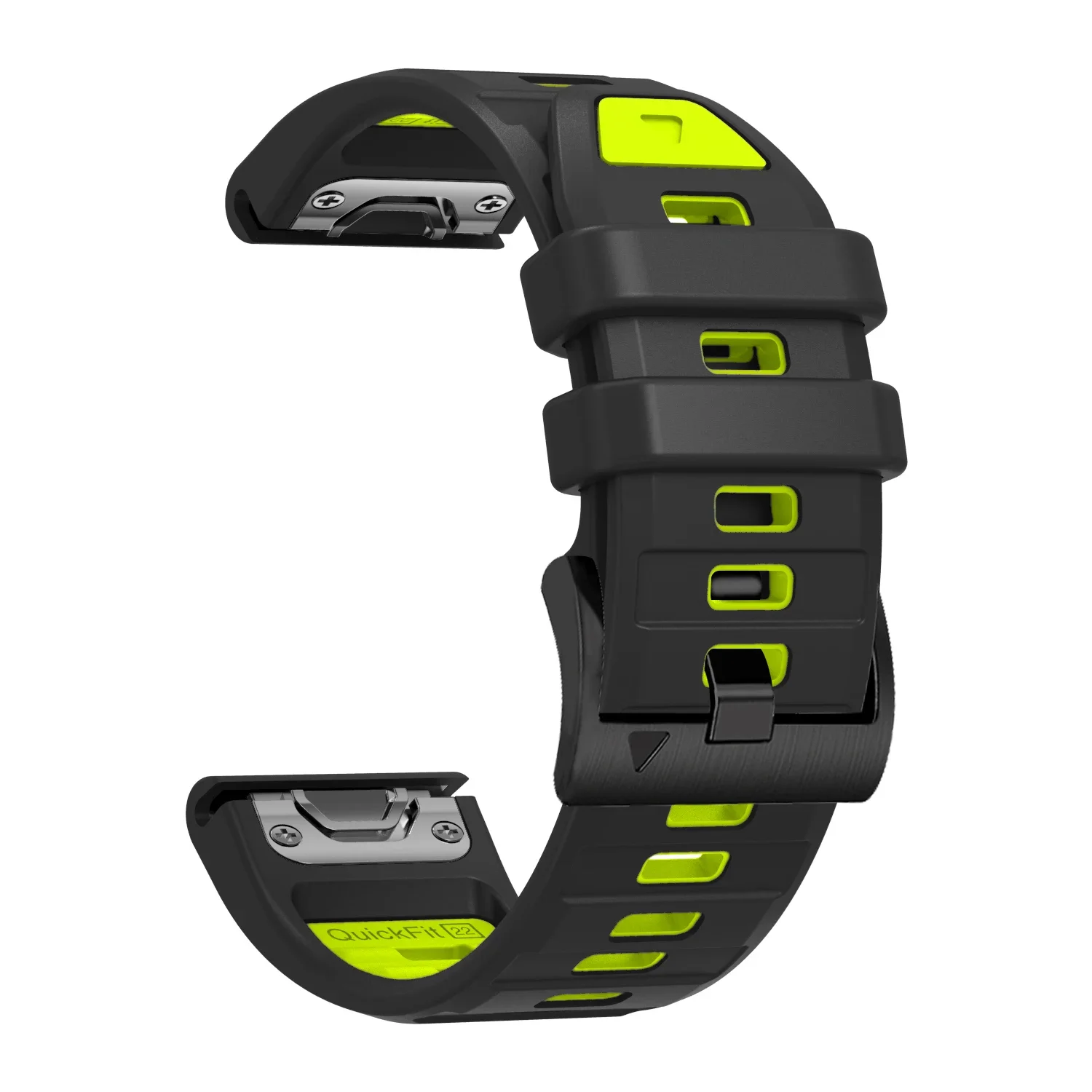 QuickFit Silicone Watch Strap - 22/26mm Adjustable Band