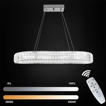 Modern Crystal Chandelier Dining Room Decor Pendant Hanging Light Fixtures For Living Room Ceiling Lamp Lustre Home Decoration 2