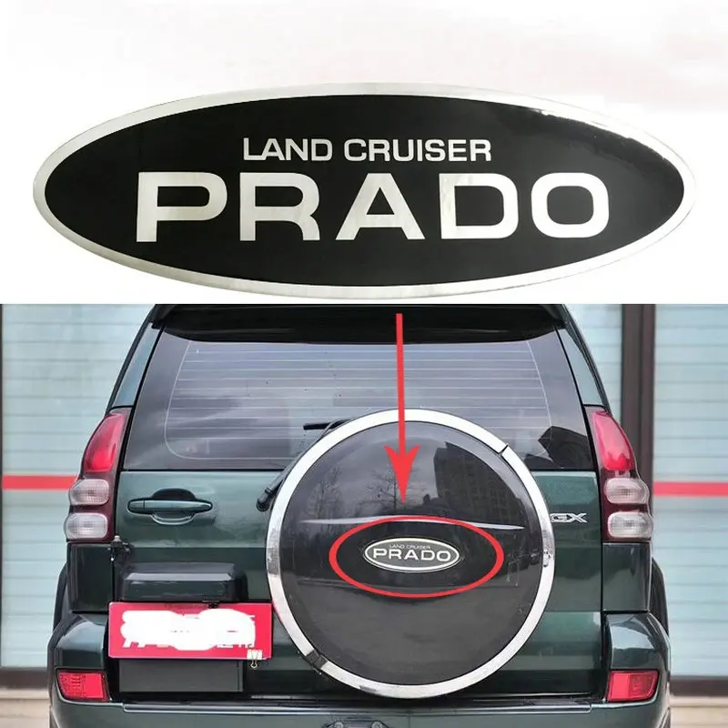 

Applicable for 2003-2009 Prado LC120 2700 Spare tire sticker Labeling