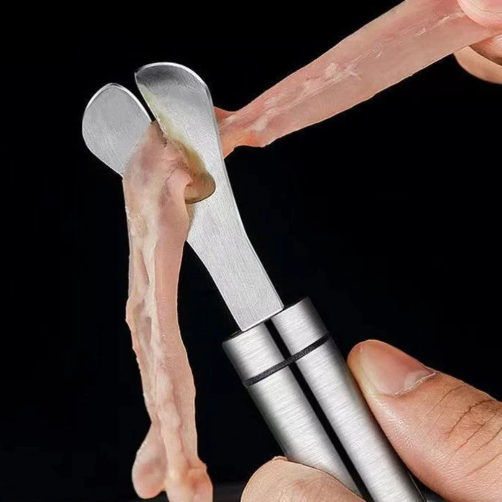 Eel and Loach Gut Opener Household Stainless Steel Gut Scraping Oil Knife Kitchen Gadgets Duck Chicken Knife Special Tools