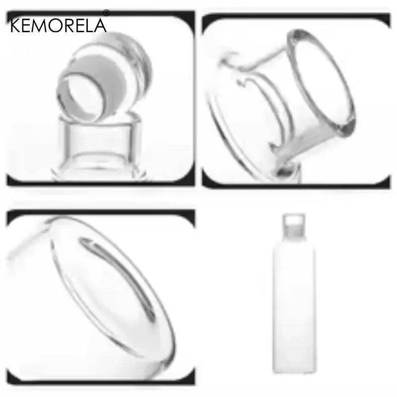 Eco-Friendly Reusable Glass Water Bottle with Leak-Proof Lid