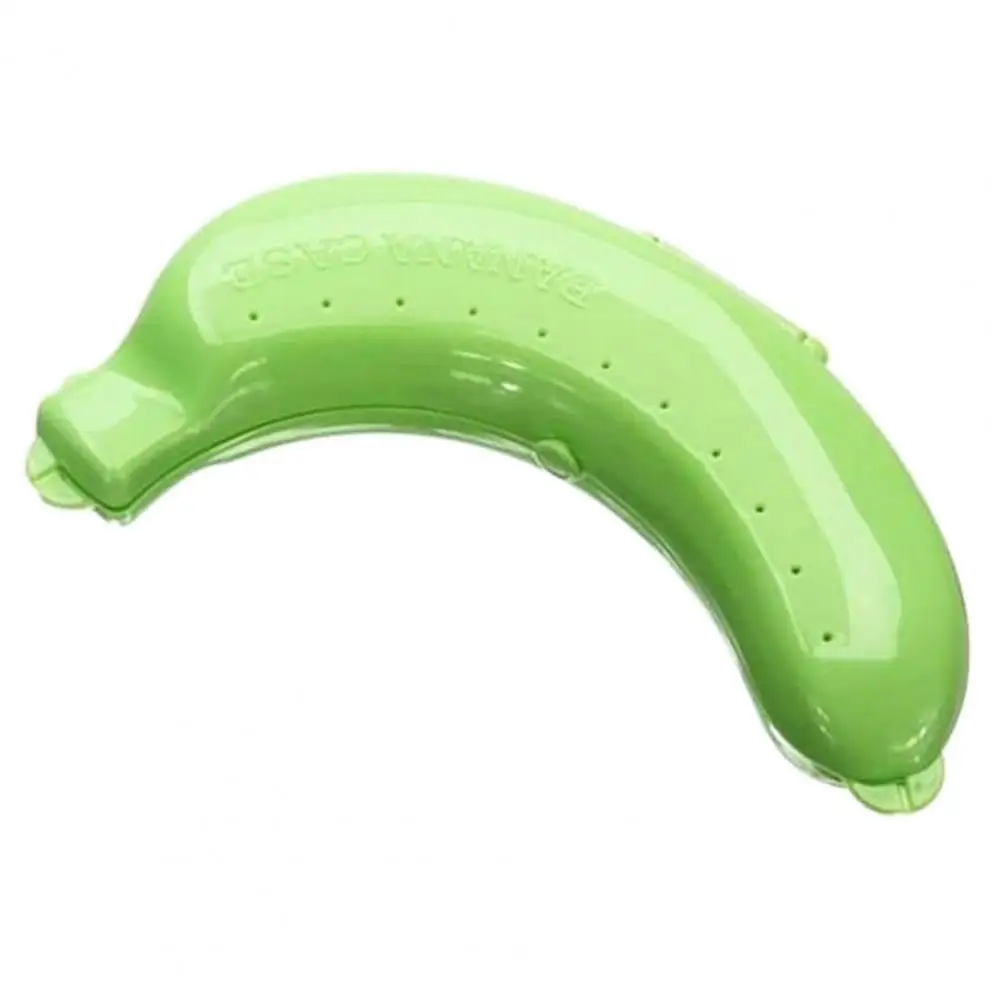 Boîte De Transport Pour Bananes - Lunch Box Jaune - Protège Les Fruits - Pour Frigo Ou Pique-nique