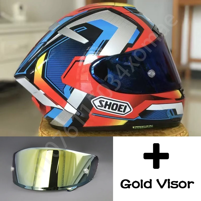 SHOEI X-14 Helmet Brink Red White X-Fourteen X-Spirit III Full 