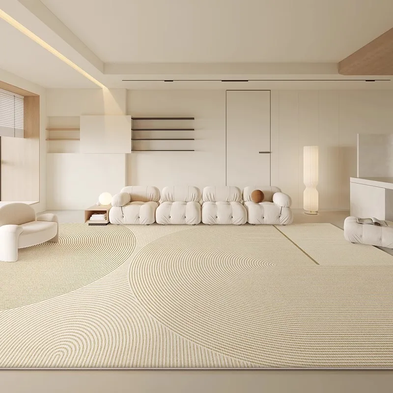 Large Area Carpets for Living Room Fluffy Soft Lounge Floor Mat Thick Anti-slip Study Rug Cream Style Bedroom Plush Decor Carpet 3