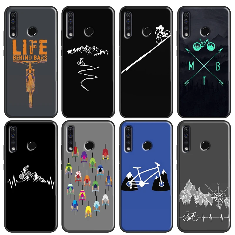 Mtb Mountain Bike Bicicletta Custodia Per Huawei P30 P20 P40 P60 Pro Nova 9 5T P Smart Honor Magic 5 Lite X8 X9A 50 70 Cover