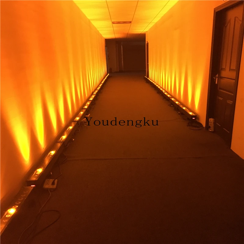 6 pieces  individually control Waterproof 18x18w rgbwa uv dmx wall washer led ig