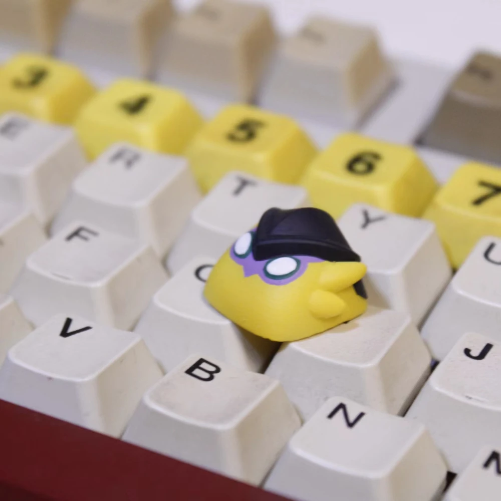 Valorant Gekko Wingman Anime Keycap Boné de Teclado Original Resina Boné Artesanal Personalizado para Teclado Mecânico Presente Gamer - Imagem 3