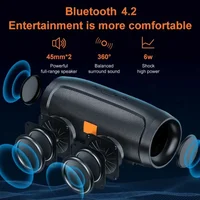 TF USB Bluetooth Speaker Dual Speaker Stereo Outdoor Tfusb Playback Fm Voice Broadcasting Portable Subwoofer Wireless Speaker - Image 3
