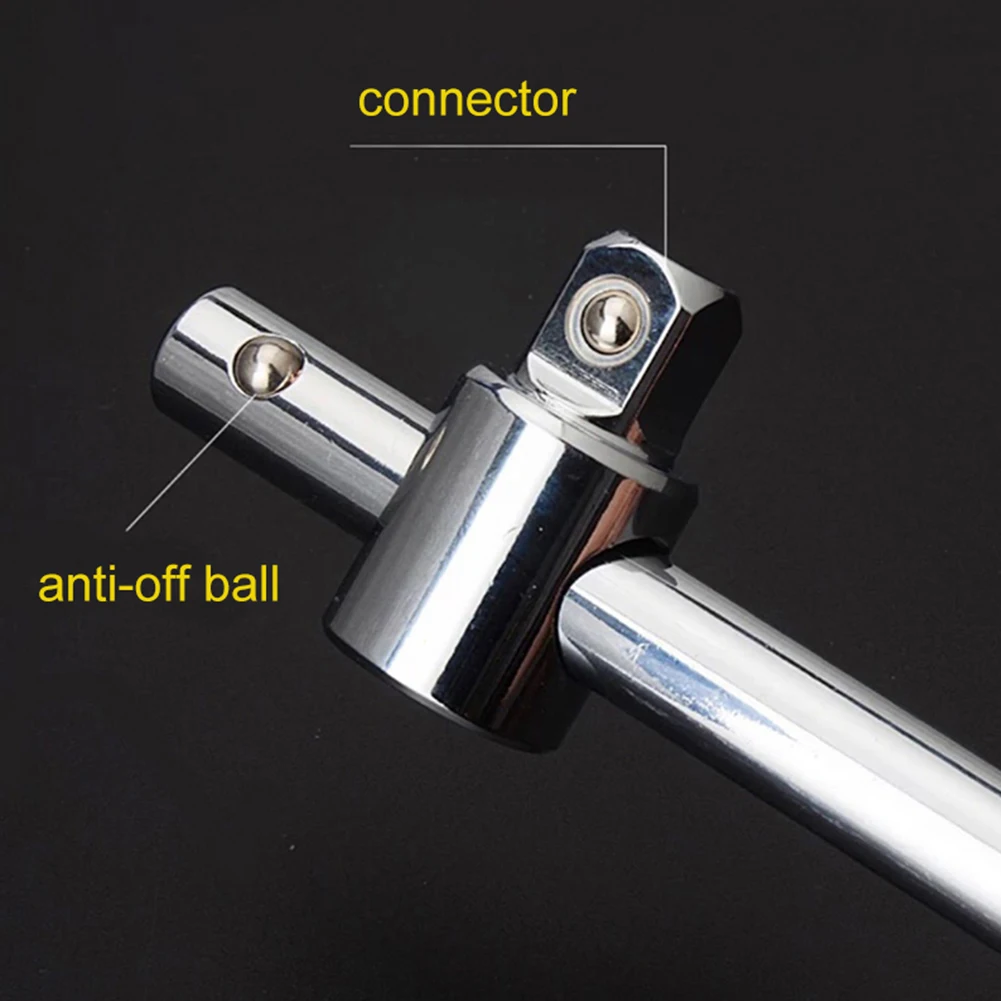 

1/4" 3/8" 1/2" Drive Socket Wrench Extension Sliding T Bar Socket Adapter Sliding Rod For Mechanical Electronics Pipes Repairing