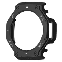 Durable Shockproof Protective Case Cover for Amazfit T - Rex 3 (Black White)