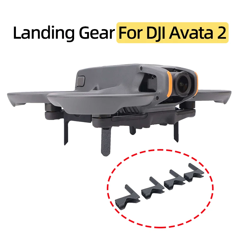 

Для DJI Avata 2 посадочное шасси для дрона усиление корпуса опоры ножки шасси увеличивающий противоударный защитный кронштейн аксессуары