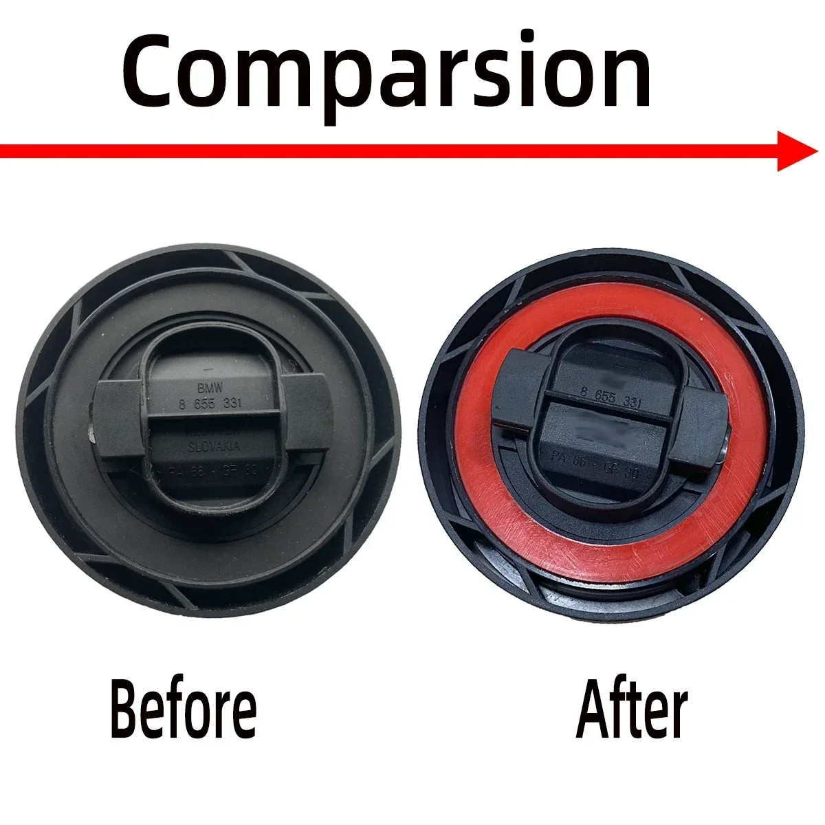 Oil Filler Cap Engine Oil Filler Cap Seal Gasket for BMW 1 2 3 4 5 6 7 Series M3 M4 M5 M6 X3 X5 X6 Z4 E46 E90 E60 F01 F10 F30 11121715318