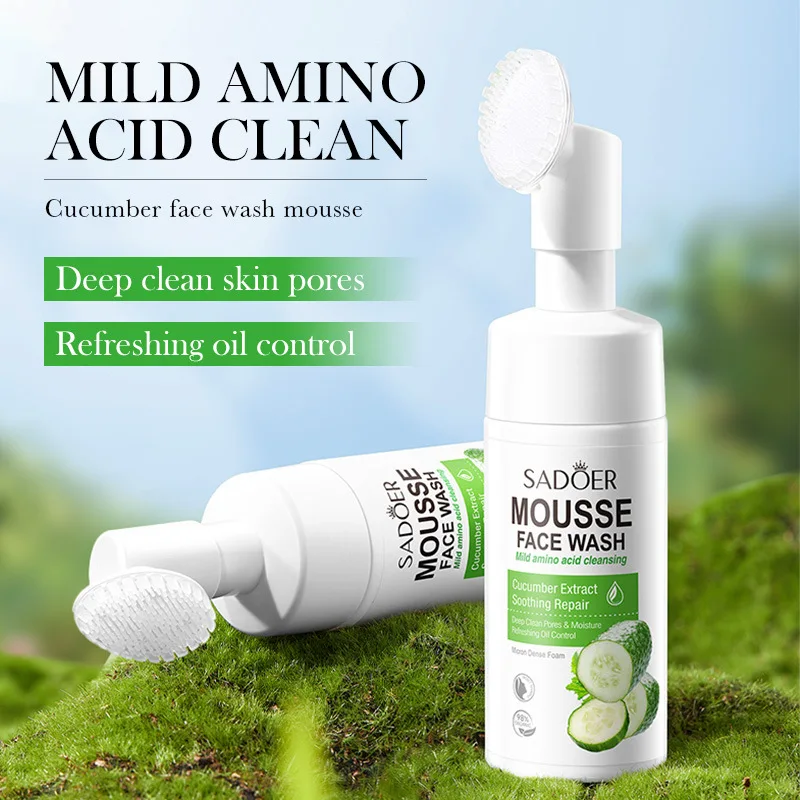 SAODER Fruits Gezichtsreiniger, Schuimende Gezichtsreiniger, Massage, Reinigend, Mosseel, Hydraterend, Koreaanse Huidverzorging_voghion.com