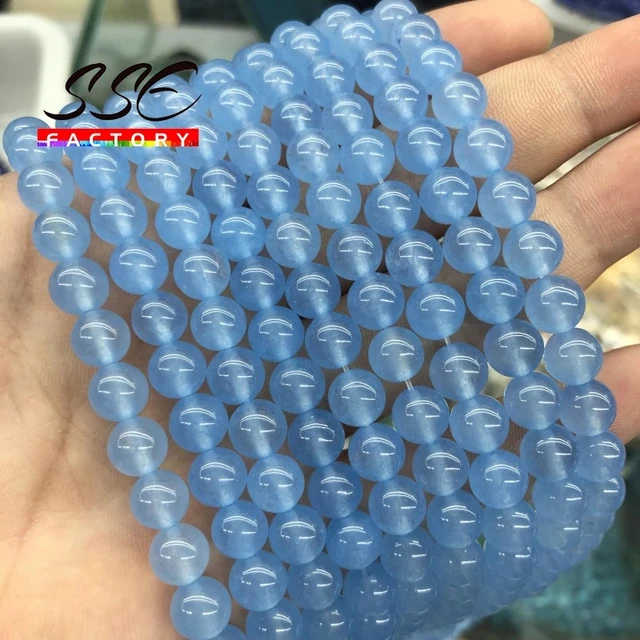 5A Quality Natural Stone Blue Tiger Eye Beads Round Loose Beads 6 8 10 12mm For Jewelry Making DIY Charm Bracelet 15