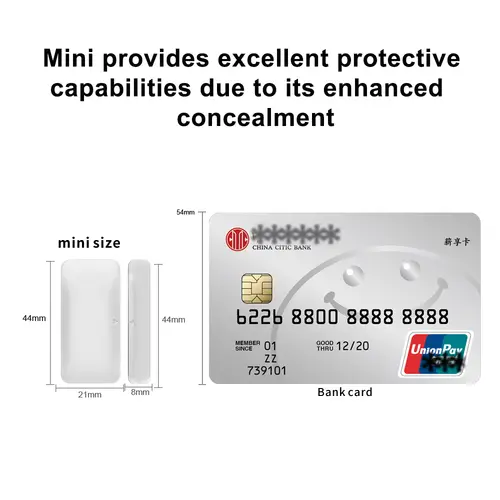 Tuya Zigbee Wireless Door Windows Sensor mini Smart Home Wireless Door Detector Door Open Closed Alarm System for Alexa - Image 4