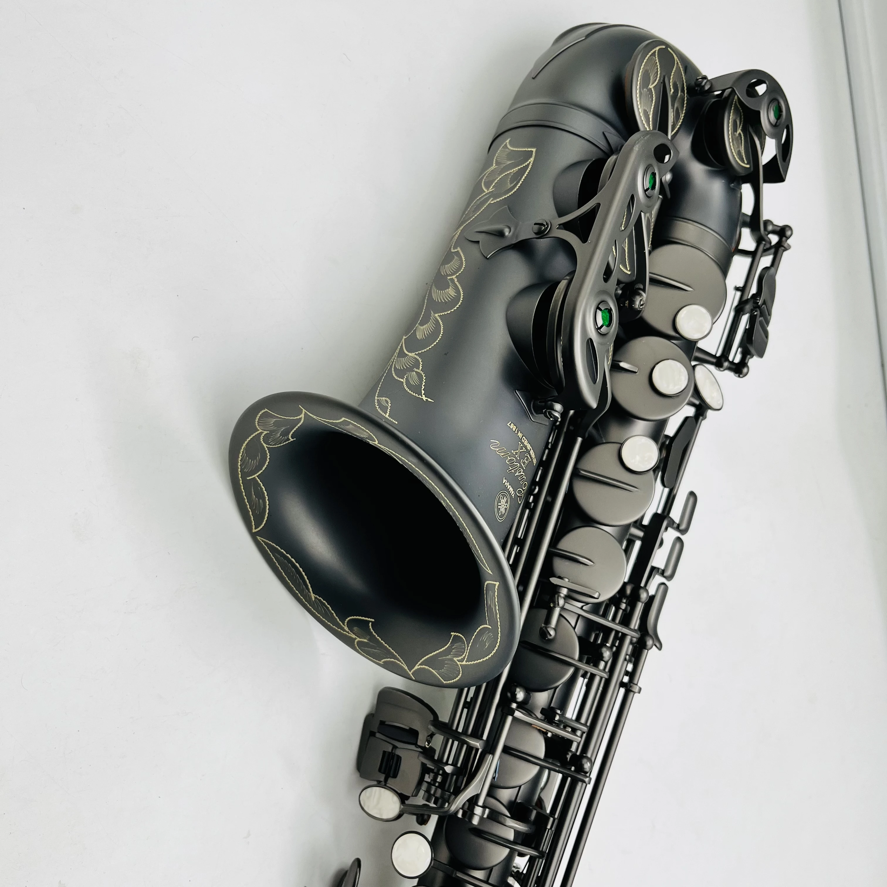 High Quality YAS-875EX Alto Saxophone Eb Tune Black Nickel Plated Professional Instrument With Case