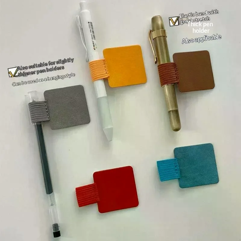 5/10Pcs 자체 접착식 펜 클립 탄성 펜 루프 홀더 노트북 저널 플래너 액세서리 사무실 학교 용품