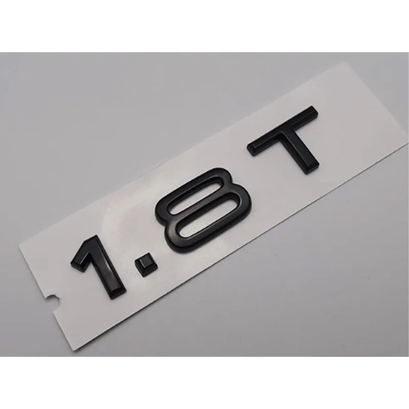 3D ABS Buchstaben Auto Styling Hinten Stamm Abzeichen 1,8 T 2,0 T 3,0 T Emblem Logo Für Audi A3 A4 A5 A6 A7 A8 Q2 Q3 Q5 Q7 Q8 Auto Zubehör – Detail 3