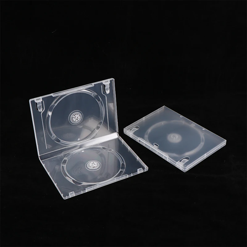 

14CM CD Case DVD Plastic Case CD Storage Box Disk Box DVD Box For Disc Organizer Household Portable Durable Clear Storage Box