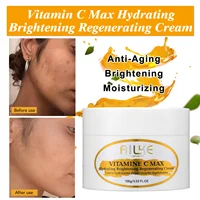 AILKE crème éclaircissante pour le corps, avec vitamine C, acide hyaluronique, beurre de karité, réduit les taches noires, même le teint, Lotion hydratante 5