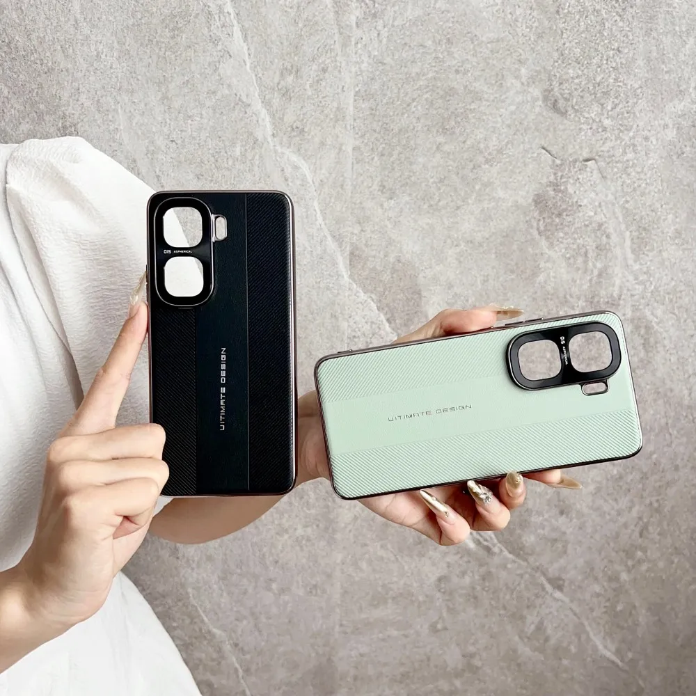 Luxury Plating Hard PU Protective Back Cover Case - Full Cover Shell