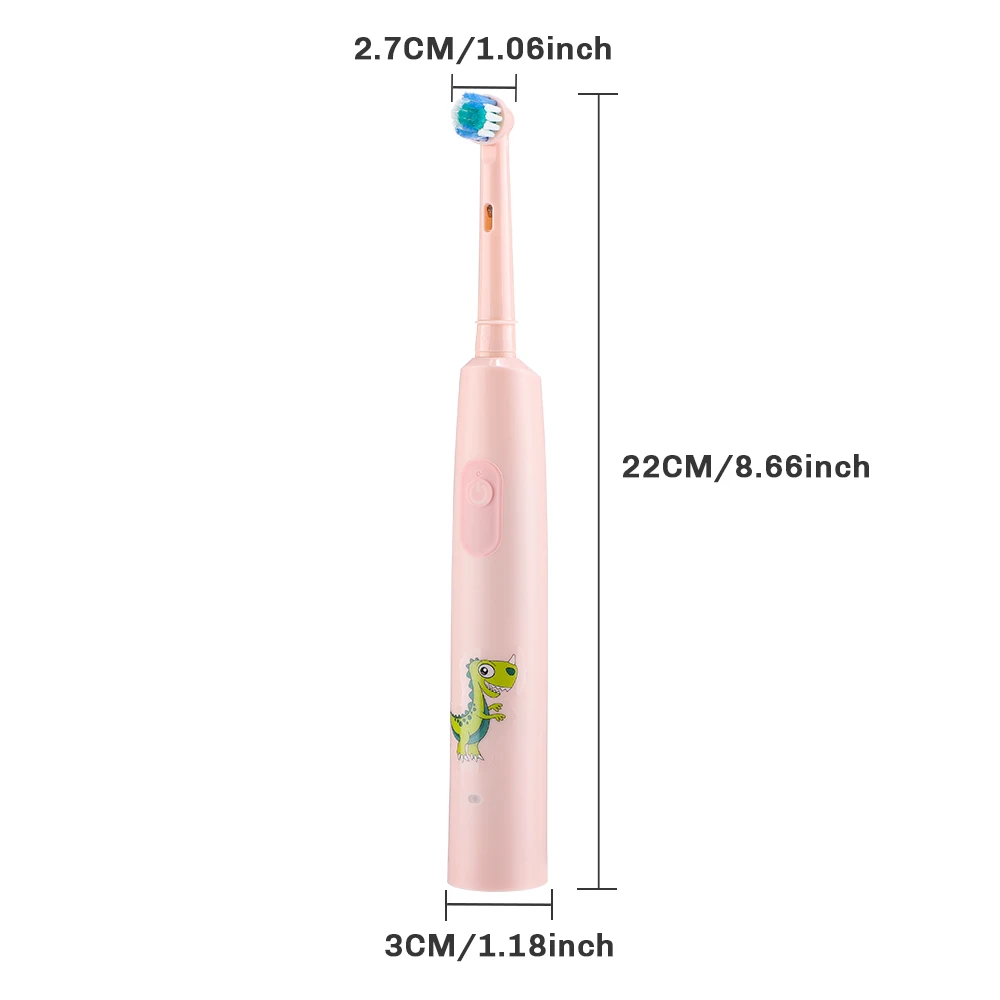 Smart Rotating Timing Electric Toothbrush, Rechargeable Rotary Toothbrush with 4 Heads, 5 Modes Setting Teeth Whitening Oral Car