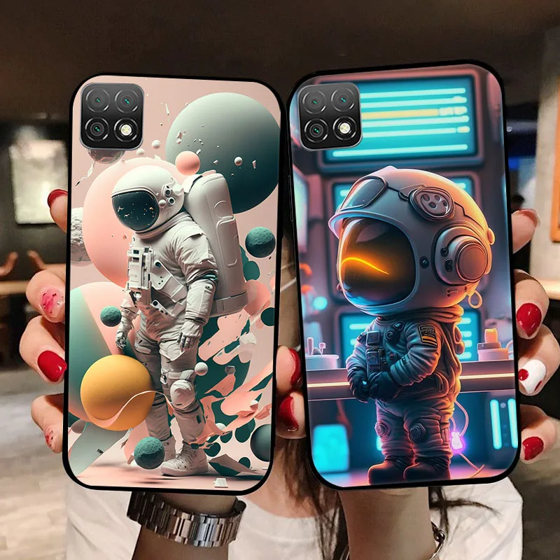 Elegant Black Soft TPU Silicone Protective Case - Lovely Painted Design